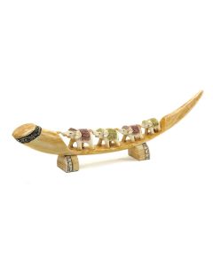 MULTICOLORED ELEPHANT TUSK