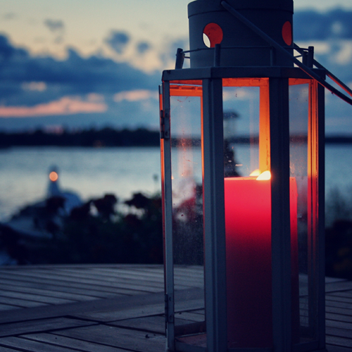 Metal Candle Lantern